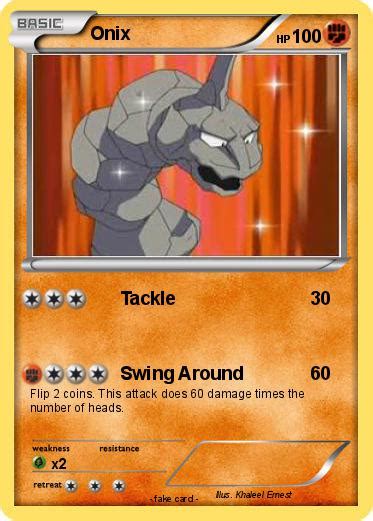 Pokémon Onix 316 316 - Tackle - My Pokemon Card