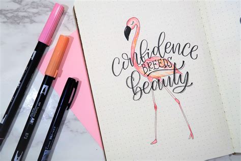 Confidence Breeds Beauty : r/Calligraphy