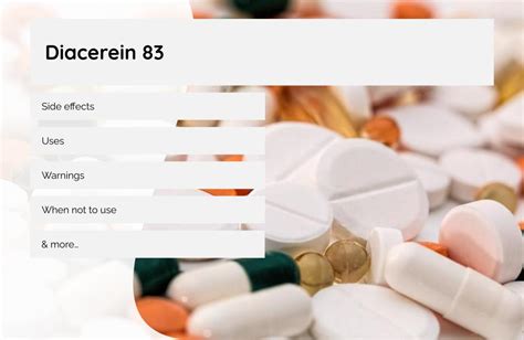 Unlocking the Potential of Diacerein-83 | MaxinHealth - Blog