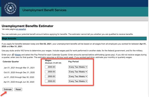 Texas Unemployment Calculator (2021) - Unemployment Portal