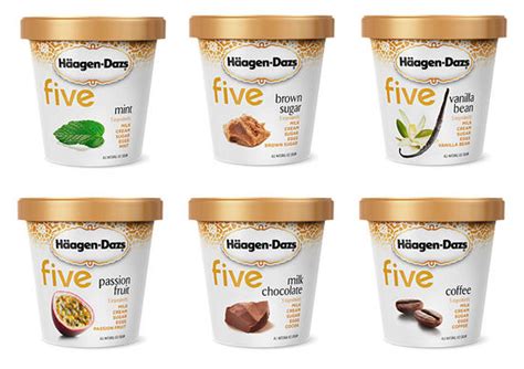 Häagen-Dazs five™ Ice Cream — The Dieline | Packaging & Branding Design ...