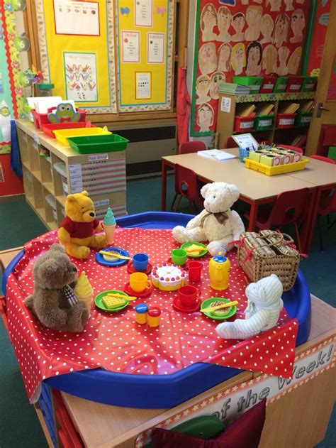 My year 1 classroom. Teddy bears picnic, small world. … | Teddy bear ...