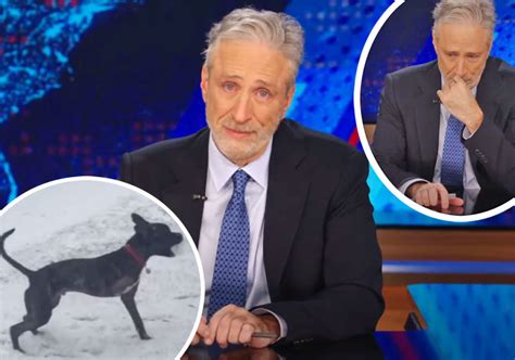 Jon Stewart Breaks Down Crying On The Daily Show - Mourning His Beloved ...