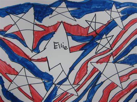 Memorial Day Flag Designs • TeachKidsArt