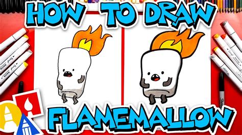 How To Draw Flamemallow From YouTube Kids App - YouTube