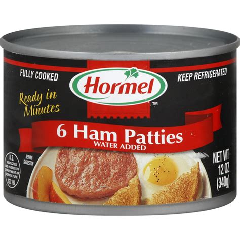 Hormel® Fully Cooked Ham Patties 6 Ct Can | Canned Meat | Riesbeck