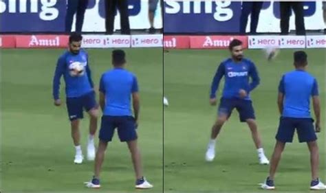 India vs South Africa Virat Kohli Flaunts Off His Football Skills Ahead ...