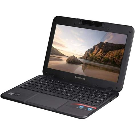 Lenovo Chromebook 11.6", Intel Celeron N2840, 4GB RAM, 16GB SSD, Chrome OS, Black, 80MG0001US ...