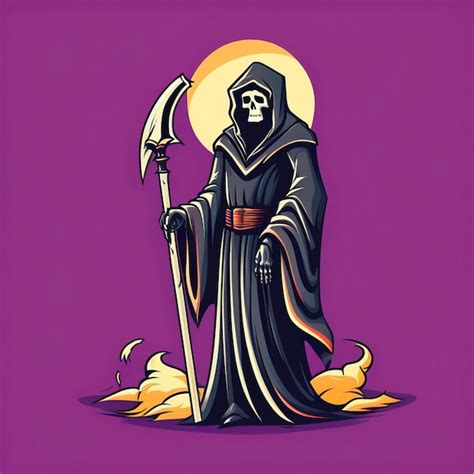 Premium Photo | Grim Reaper Icon