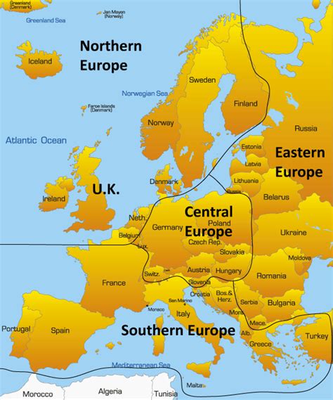 North Europe Map