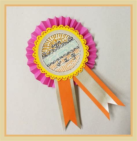 VIP Paper Badge | Handmade paper, Badge design, Crafts