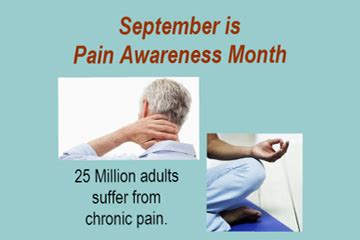 September is Chronic Pain Awareness Month ~ Confronting Chronic Pain