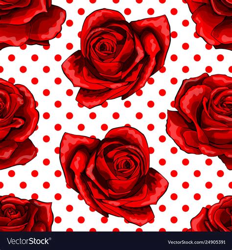 Rose Pattern Background