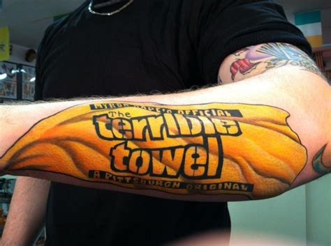 Terrible Towel Tattoo | Steelers fan, Steelers tattoos, Pittsburgh steelers