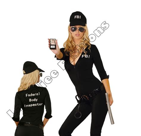 7pc Sexy FBI Agent Costume - Small