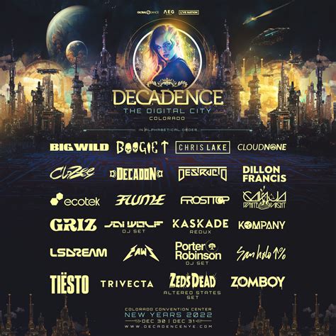 Decadence Colorado Drops a Smashing Lineup for NYE | EDM Identity