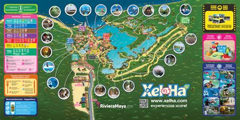 Mapa de Xel-ha 2024 PDF - Riviera Maya