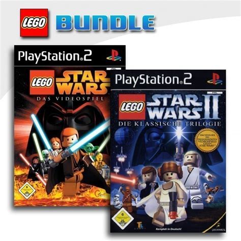 PS2 - LEGO Star Wars + LEGO Star Wars 2 (mit OVP) (gebraucht) | Konsolenkost