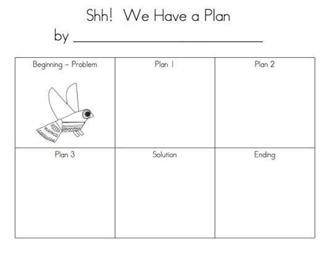 Shh! We Have A Plan! | How to plan, Plan book, Retelling