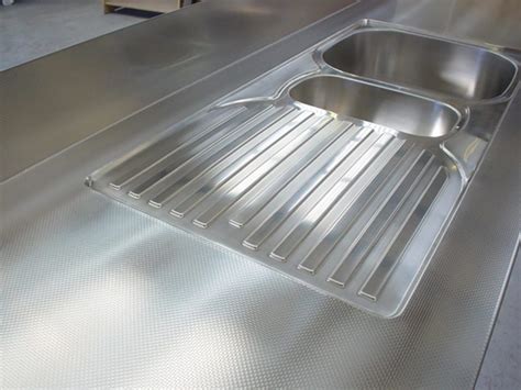 Stainless Steel Benches and Tops - Sharp Edge