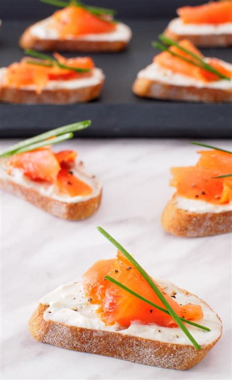 Smoked Salmon Crostini | Recipe | Recipes, Smoked salmon, Salmon appetizer