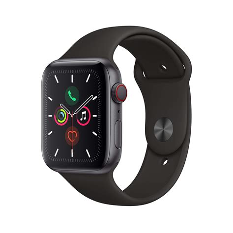 Apple Watch Series 5 (GPS + Cellular, 44mm) - Space Gray Aluminum Case ...