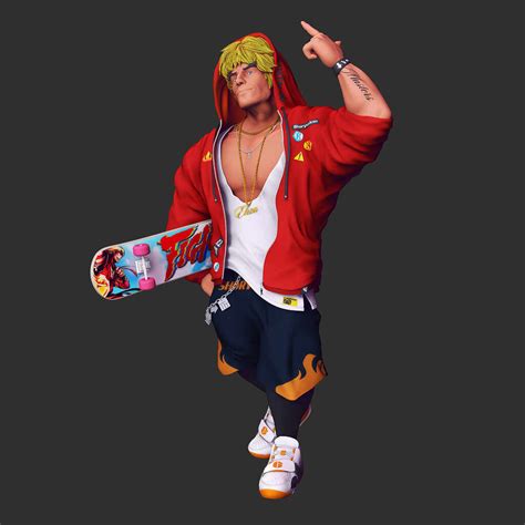 Streetfighter Ken Streetwear Edition - ZBrushCentral