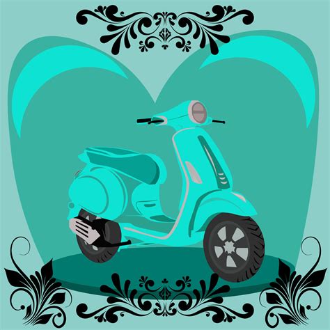 classic motorbike artwork 29703836 Vector Art at Vecteezy