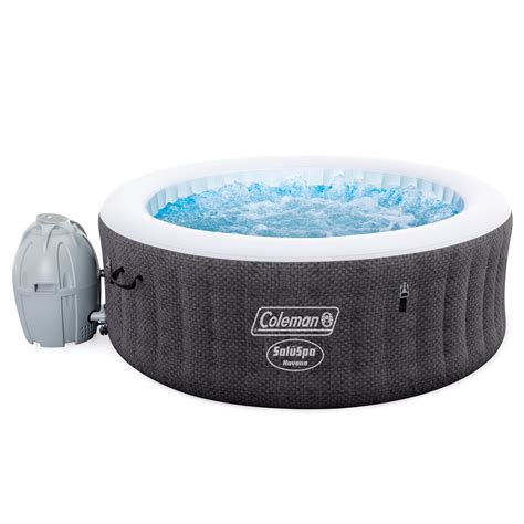 Coleman Saluspa 71" x 26" Havana AirJet Inflatable Hot Tub with Remote Control, 2-4 person ...