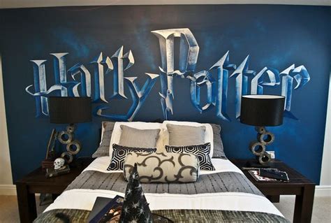 Harry Potter mural room | Harry potter room decor, Harry potter bedroom, Bedroom decor