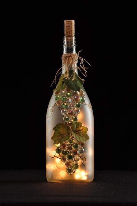 19 Of The World’s Most Beautiful Wine Bottle Crafts home ... Empty Wine Bottles, Wine Bottle ...