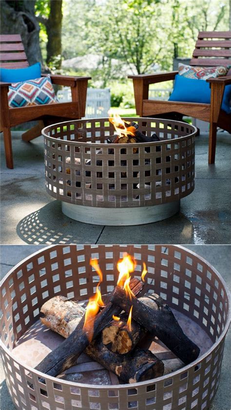 24 Best Outdoor Fire Pit Ideas to DIY or Buy - A Piece Of Rainbow