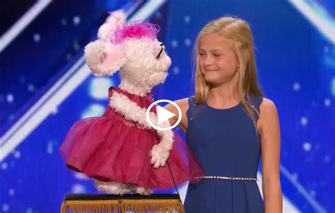 Darci Lynne: 12-Year-Old Singing Ventriloquist Gets Golden Buzzer - America's Got Talent ...