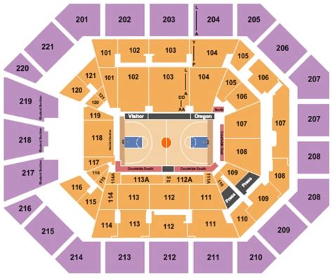 Matthew Knight Arena Tickets in Eugene Oregon, Seating Charts, Events and Schedule