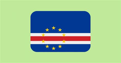 🇨🇻 Emoji de bandera de Cabo Verde - Significado y Botón de Copiar y Pegar