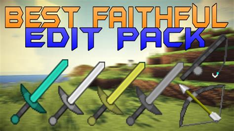 Minecraft PvP Texture Pack BEST FAITHFUL EDIT 1.7.X 1.8.X 1.9.X NOLAG ...