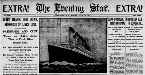 Titanic Newspaper