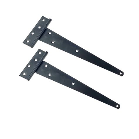 Black Coated Heavy Tee Hinges - Clarkes of Walsham