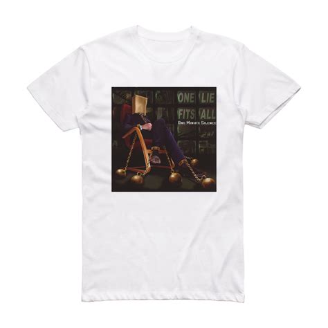 One Minute Silence One Lie Fits All Album Cover T-Shirt White – ALBUM ...