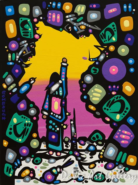 'Presenting Offering' by Dene artist John Rombough | Native Canadian Arts