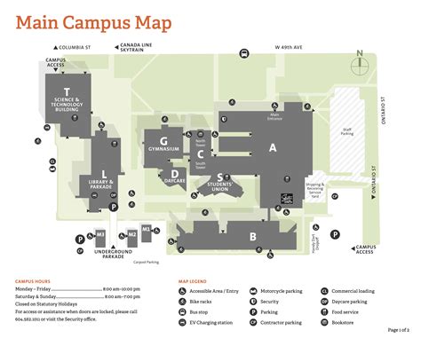 Langara Campus Map