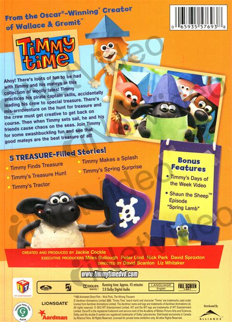 Timmy Time - Timmy Finds Treasure (All) on DVD Movie