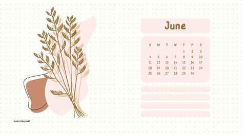 June 2023 Calendar Desktop Wallpapers Free Download