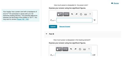 Solved How much power is dissipated in the power cord? Your | Chegg.com