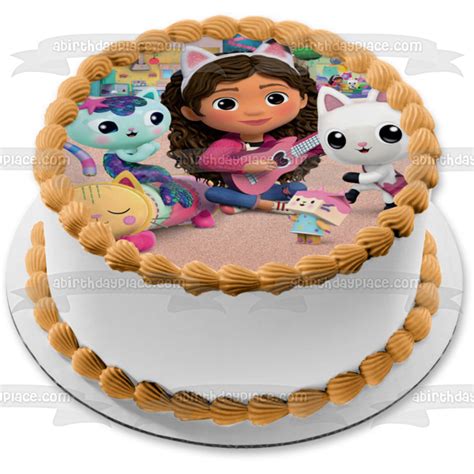 Gabby's Dollhouse Pandy Paws Cakey Pillow Cat Catrat Edible Cake Toppe – A Birthday Place