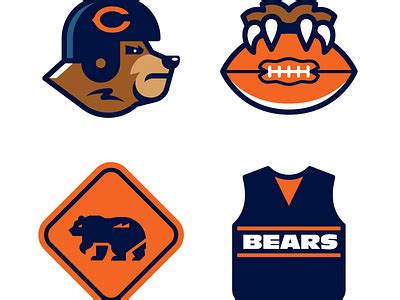 Chicago Bears Stickers by Elias Stein on Dribbble