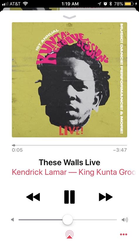 King Kunta Groove Session Album : KendrickLamar