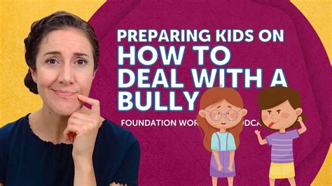 How To Deal With A Bully - YouTube