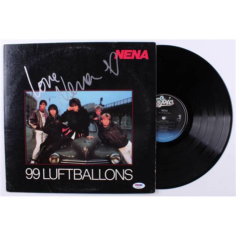 Nena Signed "99 Luftballons" Vinyl Record Album Inscribed "Love" (PSA ...