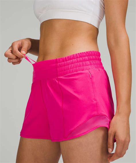 Lululemon Hotty Hot High-Rise Short 2.5" - Sonic Pink - lulu fanatics